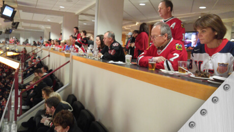 SMACNA members at Chicago Blackhawks game