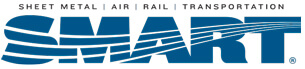 Sheet metal, air, rail, transportation logo